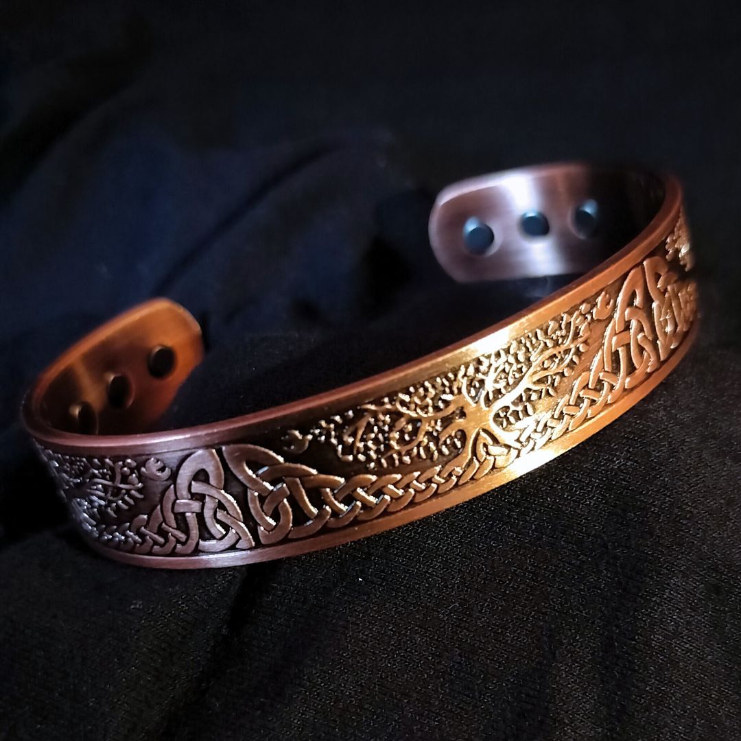 Yggdrasil Magnetic Copper Bracelet