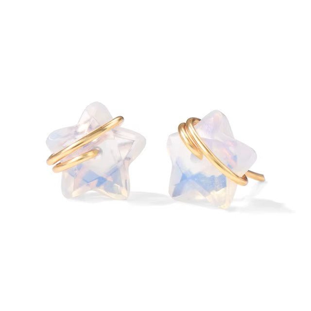 Opal Stud Earrings