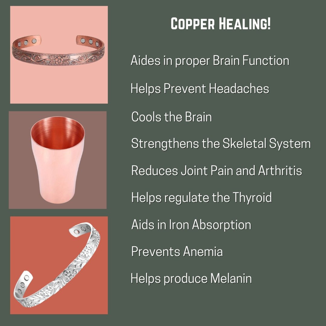 Smooth Magnetic Copper Bracelet